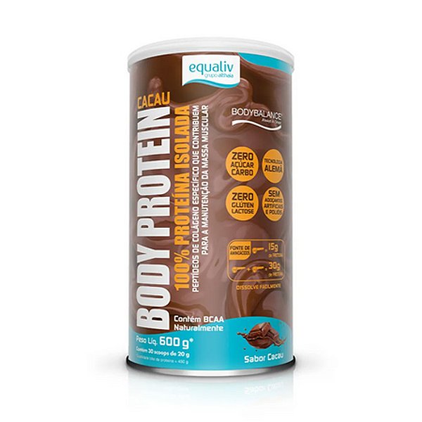 Equaliv Body Protein Cacau 600g Equaliv