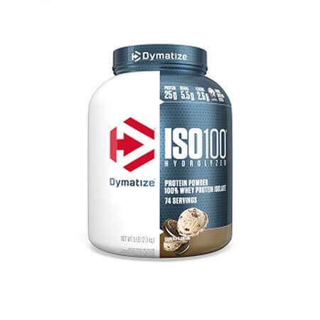 ISO 100 Cookies and Cream 5lbs (2.3Kg) Dymatize Nutrition