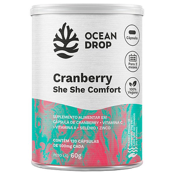 Cranberry 120 Cápsulas Ocean Drop