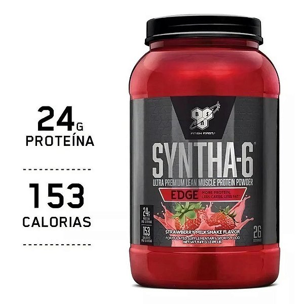 Syntha 6 Morango Milkshake 2,35 Lbs (1,06Kg) BSN