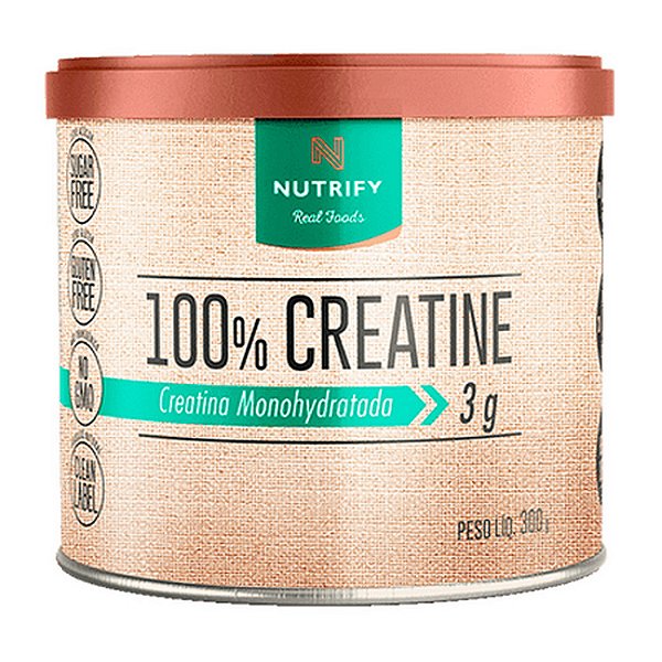 100% Creatine Lata 300g Nutrify