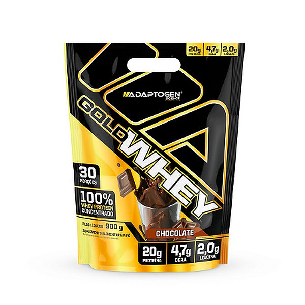 Gold Whey Chocolate BAG 900g Adaptogen