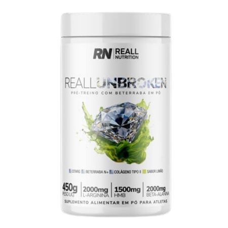 Reall Unbroken Limão 450g Reall Nutrition
