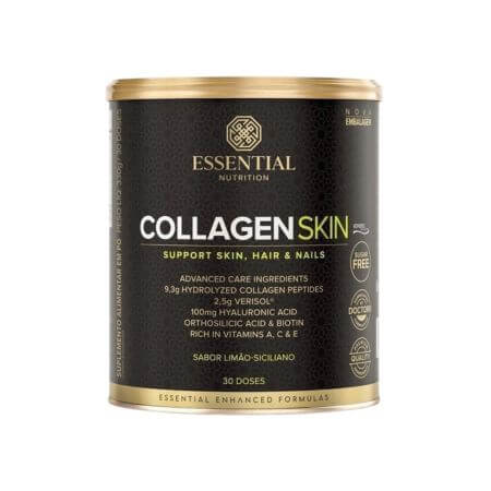Collagen Skin Limão-Siciliano Lata 30 Doses 330g Essential Nutrition
