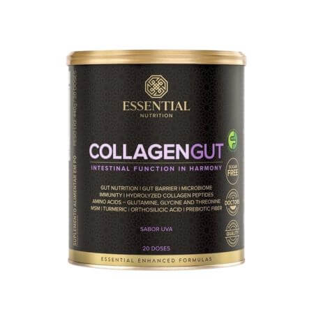 Collagen Gut Uva Lata 440g 20 Doses Essential Nutrition