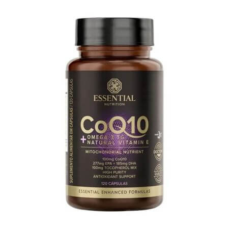 CoQ10 + Omega-3 TG + Natural Vitamin E 120 Cápsulas Essential Nutrition