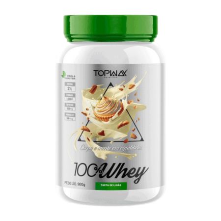 100% Whey Protein Concentrado 900g Torta de Limão Topway