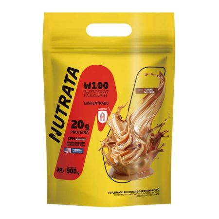 W100% Whey 900g Refil Havanna Dulce De Leche Nutrata