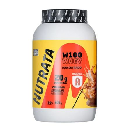 W100% Whey 900g Pote Havanna Dulce De Leche Nutrata