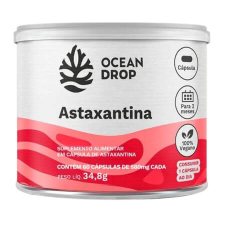 Astaxantina 60 Cápsulas Ocean Drop