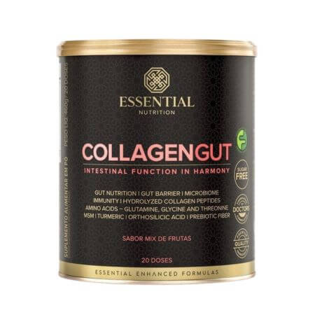 Collagen Gut Mix de Frutas Lata 460g 20 Doses Essential Nutrition