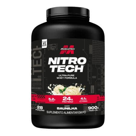 Nitrotech Ultra-Pure Baunilha 900g MuscleTech