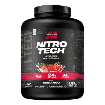 Nitrotech Ultra-Pure Morango 1.81Kg MuscleTech