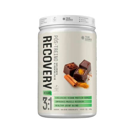 Pós-treino Recovery Sport Line Vegan Golden Chocolate 900g True Source