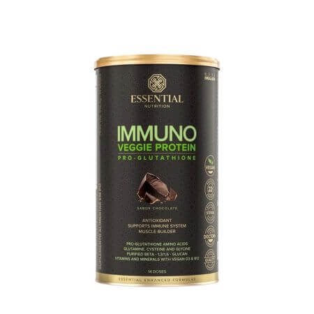 Immuno Veggie Protein Chocolate Lata 14 Doses Essential Nutrition