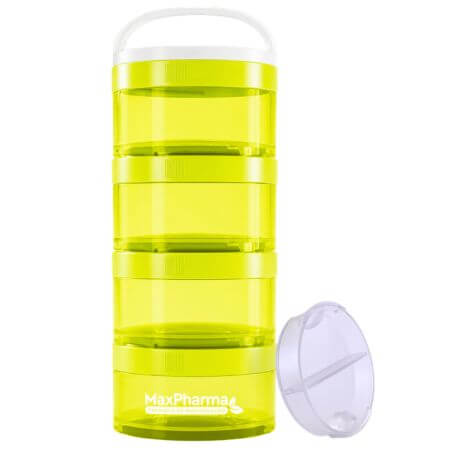 Multi Travel 4 Compartimentos Amarelo MaxPharma