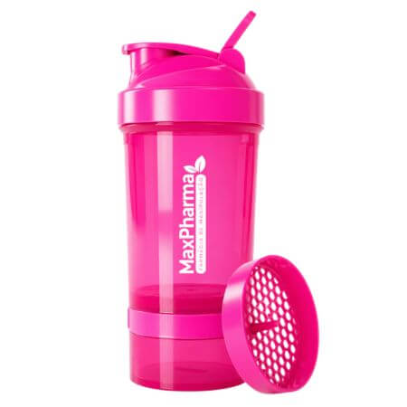 Coqueteleira Smart Duo Pink 500ml MaxPharma