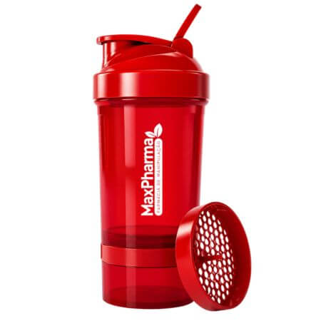 Coqueteleira Smart Duo Vermelha 500ml MaxPharma