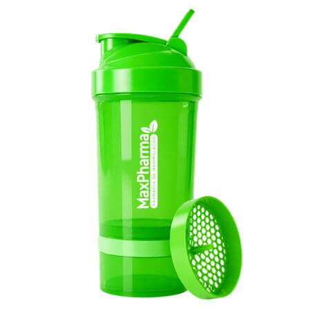 Coqueteleira Smart Duo Verde 500ml MaxPharma
