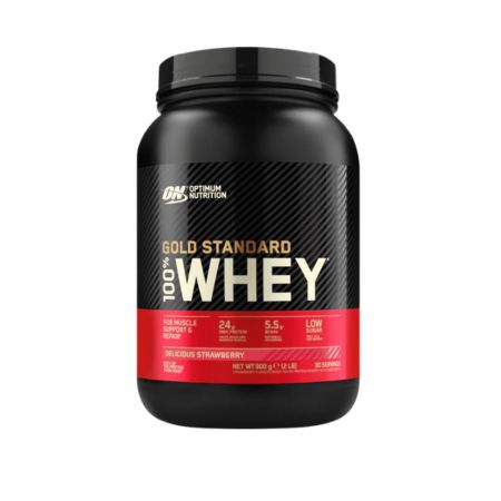 Whey Gold Standard Morango 2,00 Lbs (907g) Optimum Nutrition