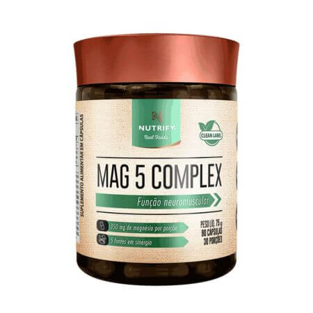 Mag 5 Complex 90 Cápsulas Nutrify