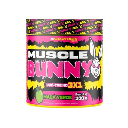 Muscle Bunny Maçã Verde 300g Adaptogen