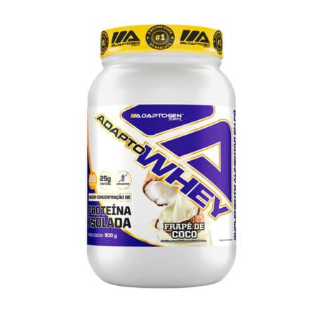 Adapto Whey Coconut Frappe Pote 900g Adaptogen