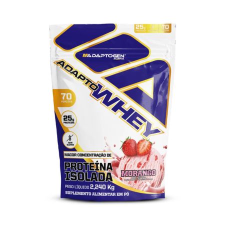 Adapto Whey Strawberry Cream BAG 2268g Adaptogen
