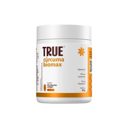 True Cúrcuma Biomax Lipossomal 60 Cápsulas
