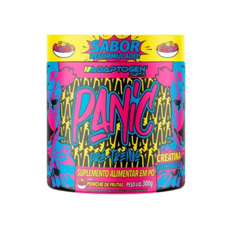 Panic Pré Workout Fruit Punch 300g Adaptogen