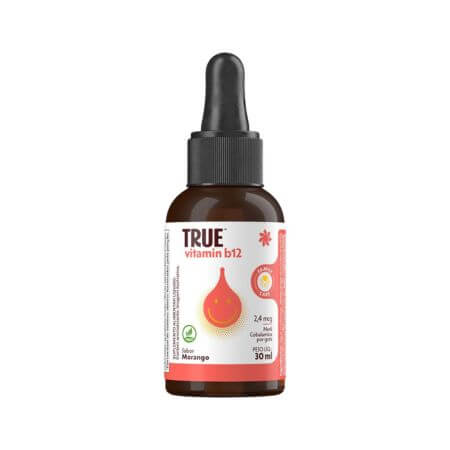 Vitamin B12 For Kids Morango 30 ml True Source