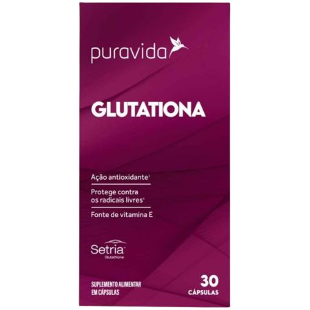 Glutationa 30 Cápsulas PuraVida