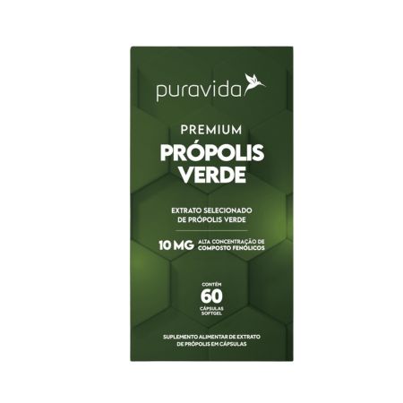 Própolis Premium 60 Cápsulas PuraVida