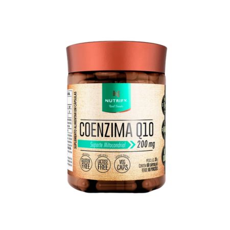 Coenzima Q10 200mg 60 Cápsulas Nutrify