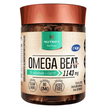Nt Omega Beat 60 Cápsulas Nutrify