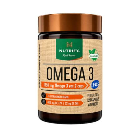 Omega-3 TG Ultra Concentrado 60 Cápsulas Nutrify