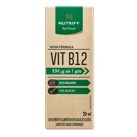 Vit B12 Líquida 20ml Nutrify