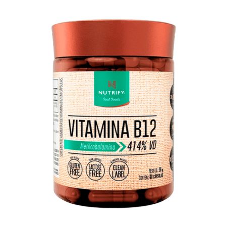 Nt Vitamina B12 60 Cápsulas Nutrify