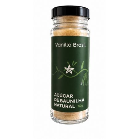 Açúcar de Baunilha Natural 80g Vanilla Brasil