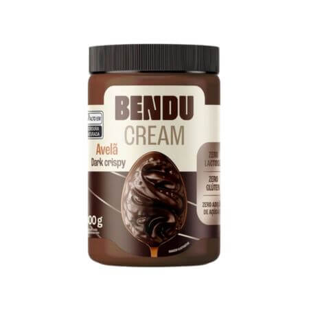 Creme Avelã Dark Crispy 300g Bendu