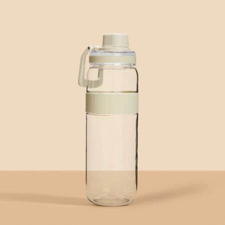 Garrafa Crystal em TRITAN 850ml Creme PACCO