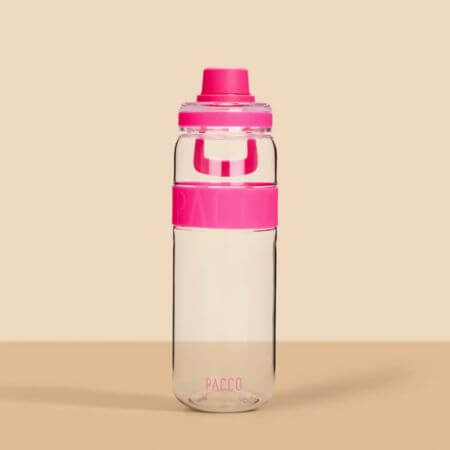 Garrafa Crystal em TRITAN 850ml Pink PACCO