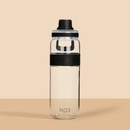 Garrafa Crystal em TRITAN 850ml Preta PACCO