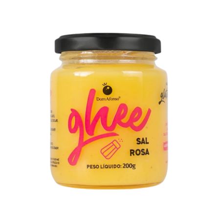 Manteiga Ghee Sal Rosa 200g/240ml Dom Afonso