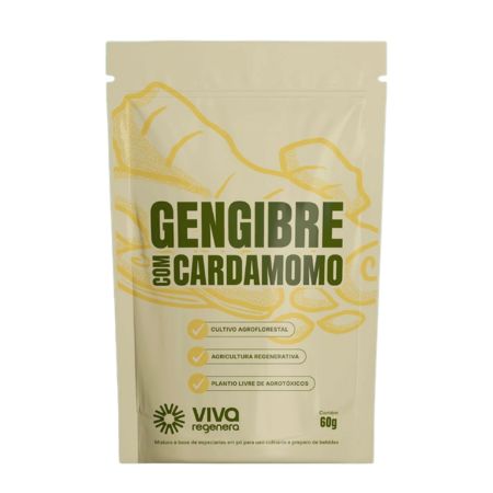 Gengibre com Cardamomo 60g Viva Regenera