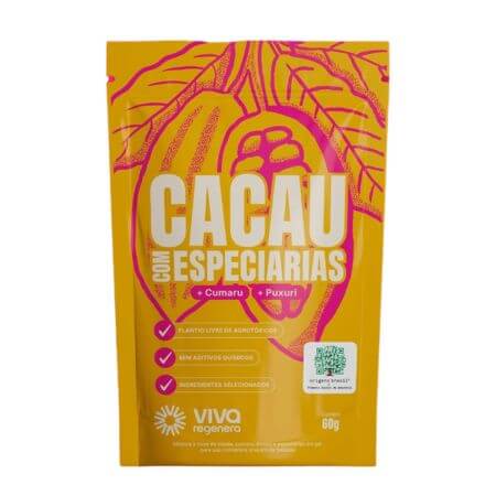 Cacau com Especiarias 60g Viva Regenera