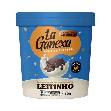 Pasta de Amendoim Chocolate Crocante 450g La Ganexa