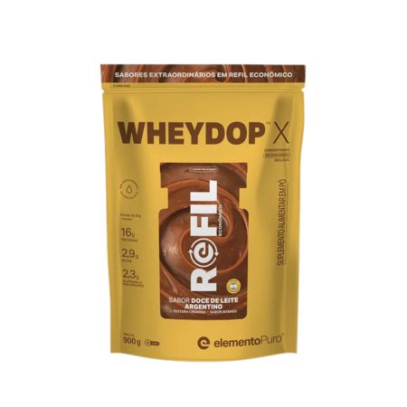 Wheydop X Doce De Leite Argentino Refil 900g Elemento Puro