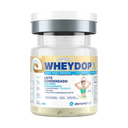 Wheydop X Leite Condensado Pote 450g Elemento Puro