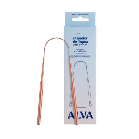 Raspador de Língua de Cobre Alva
